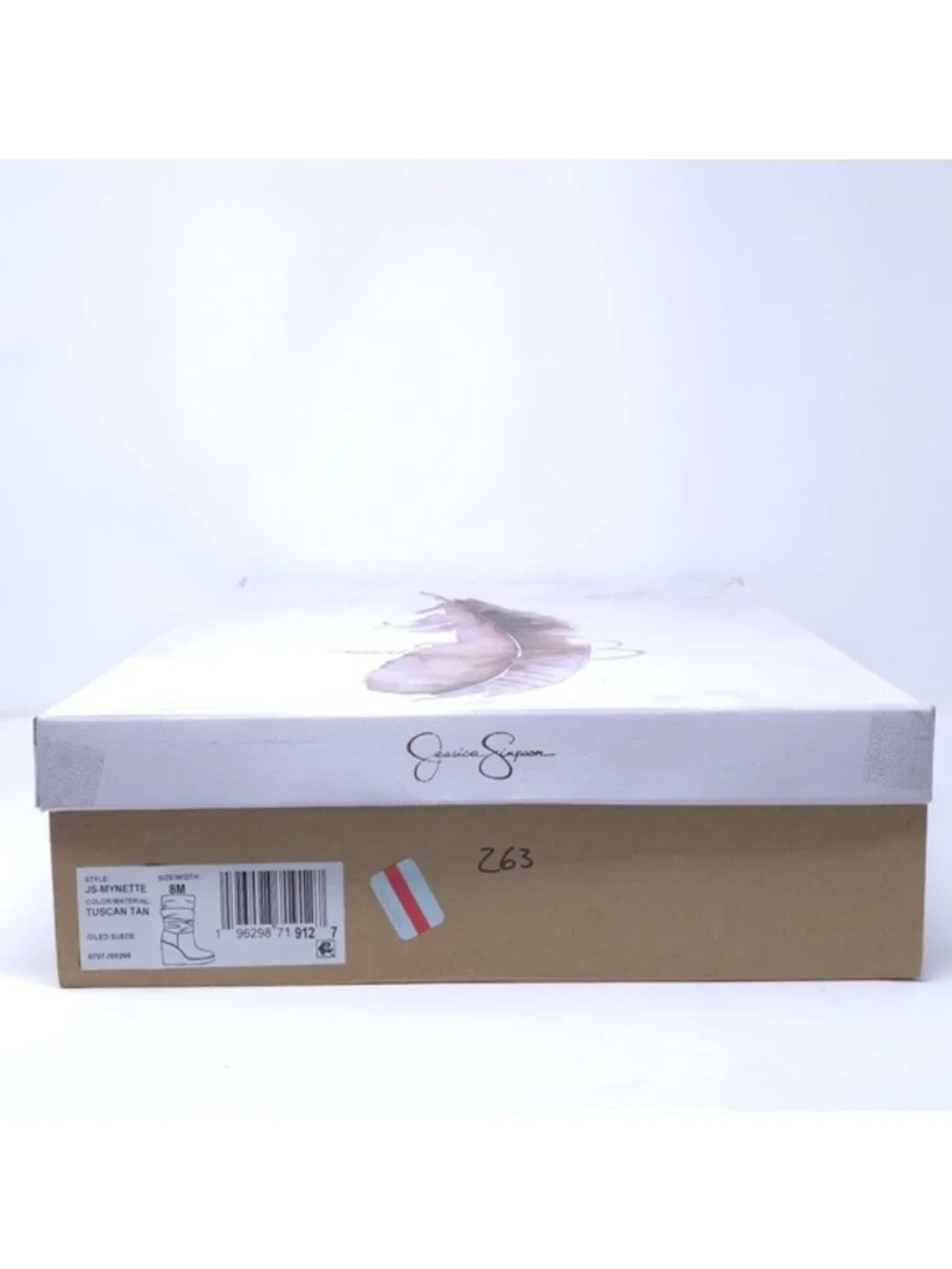 Jessica Simpson Mynette Slouch Wedge Bootie, Tuscan Tan, 8M - Picture 12 of 12